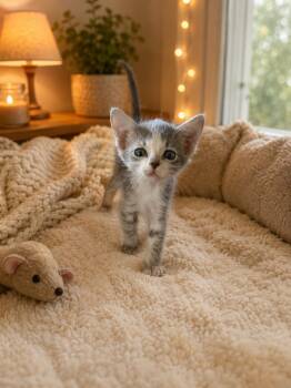 LQ Kitten 5 -  Domestic Short Hair Cat for Adoption in Coachella, California - LQ Kitten 5 | PetCurious
