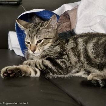Kobe -  Domestic Short Hair Cat for Adoption in Richmond, Virginia - Kobe | PetCurious