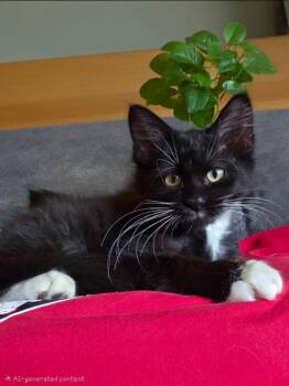QB -  Domestic Long Hair Cat for Adoption in Wyandotte, Michigan - QB | PetCurious