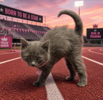 Domestic Medium Hair Cats Available for Adoption in Washington Court House, Ohio - Ash | PetCurious