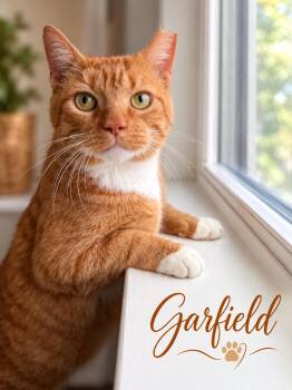 Garfield — Big Personality, Bigger Heart -  Tabby Cat for Adoption in Laurel, Maryland - Garfield — Big Personality, Bigger Heart | PetCurious