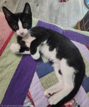 93598A Batman -  Domestic Short Hair Cat for Adoption in North Charleston, South Carolina - 93598A Batman | PetCurious