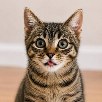 Tayzee Little Explorer, Big Curious Eyes -  Domestic Short Hair and Tabby Cat Available for Adoption in Hillsboro, Texas - Tayzee Little Explorer, Big Curious Eyes | PetCurious
