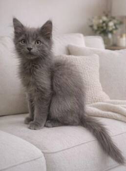 Domestic Long Hair Cats Available for Adoption - Stormy | PetCurious