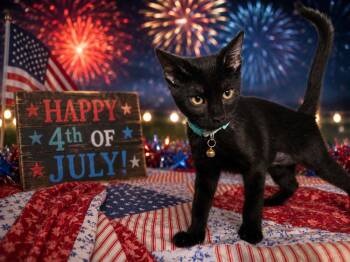 Losa Raven 4423 -  Domestic Short Hair Cat for Adoption in Dallas, Texas - Losa Raven 4423 | PetCurious
