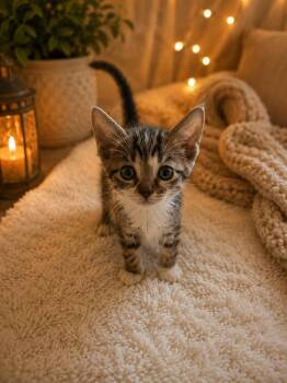 LQ Kitten 3 -  Domestic Short Hair Cat for Adoption in Coachella, California - LQ Kitten 3 | PetCurious