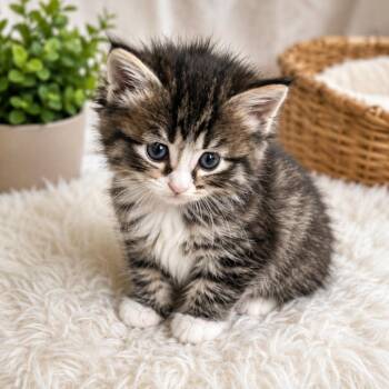 Kenya -  Domestic Short Hair Cat for Adoption in Pittsfield, Illinois - Kenya | PetCurious