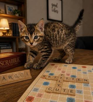 Scrabble -  Domestic Short Hair Cat for Adoption in Valley Park, Oklahoma - Scrabble | PetCurious