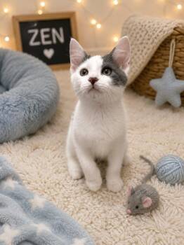 Zen -  Domestic Short Hair Cat for Adoption in Chattanooga, Tennessee - Zen | PetCurious
