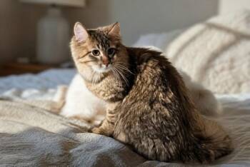 Domestic Medium Hair Cats Available for Adoption - Breezy AVO | PetCurious