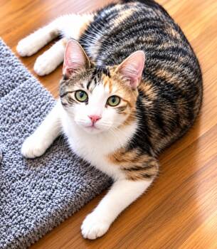 Chelsea (bonded with Chickpea) -  Calico and Tabby Cat for Adoption in Charlotte, North Carolina - Chelsea (bonded With Chickpea) | PetCurious