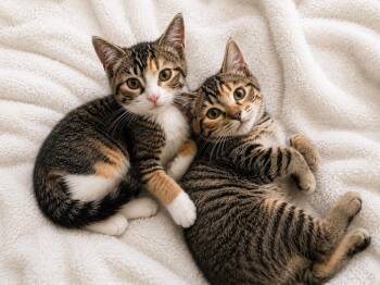Miso & Sushi The Perfect Pair of Sisters -  Domestic Short Hair Cat for Adoption in Farmington, Minnesota - Miso & Sushi The Perfect Pair Of Sisters | PetCurious