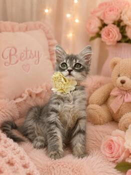 Heavens To Betsy -  Domestic Long Hair Cat for Adoption in Tavares, Florida - Heavens To Betsy | PetCurious