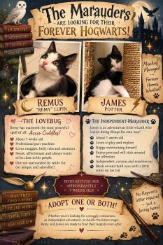 Remus and James -  Domestic Short Hair Cat for Adoption in Roxbury Township, New Jersey - Remus And James | PetCurious