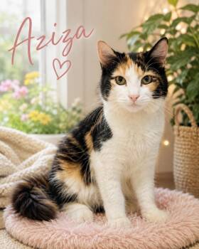 Aziza -  Domestic Medium Hair Cat for Adoption in Chattanooga, Tennessee - Aziza | PetCurious