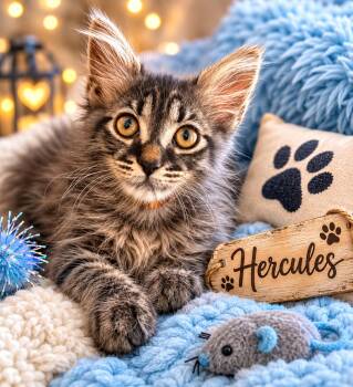 Hercules -  Maine Coon and Domestic Long Hair Cat for Adoption in Tavares, Florida - Hercules | PetCurious