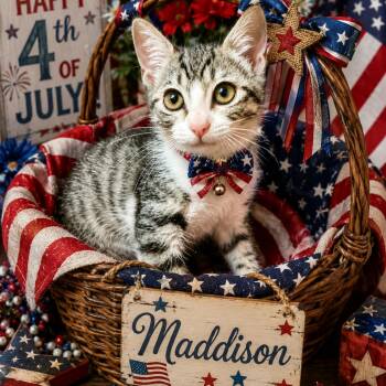 Maddison -  Domestic Short Hair Cat for Adoption in NEW PT RICHEY, Florida - Maddison | PetCurious