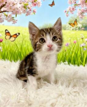 Domestic Short Hair and Tabby Cats Available for Adoption in Tehachapi, California - Smalls | PetCurious