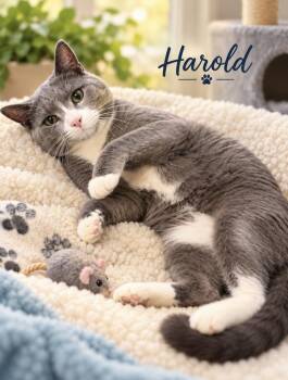 Harold -  Domestic Short Hair Cat for Adoption in Cedartown, Georgia - Harold | PetCurious