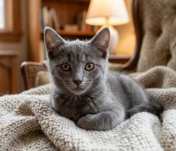 Blue -  American Shorthair Cat for Adoption in Union City, New Jersey - Blue | PetCurious
