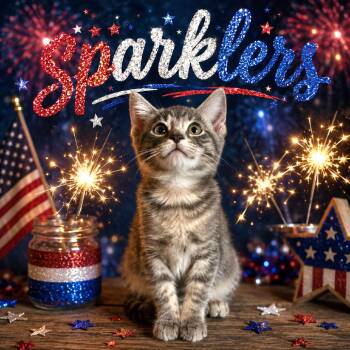 Sparklers -  Domestic Short Hair Cat for Adoption in Brownsboro, Alabama - Sparklers | PetCurious