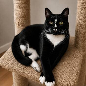 Gia-The One Everyone Keeps Missing -  Tuxedo and Domestic Short Hair Cat Available for Adoption in Hillsboro, Texas - Gia-The One Everyone Keeps Missing | PetCurious