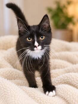 Domino -  Domestic Short Hair Cat for Adoption in Salamanca, New York - Domino | PetCurious