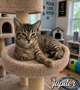 Jupiter -  Domestic Short Hair Cat for Adoption in Mountain Home, Arkansas - Jupiter | PetCurious