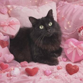 Domestic Long Hair Cats Available for Adoption - Mochi | PetCurious