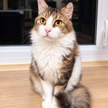 Fluff -  Domestic Medium Hair Cat for Adoption in Silver Spring, Maryland - Fluff | PetCurious