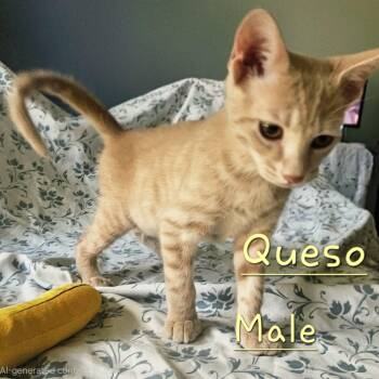 Queso -  Domestic Short Hair Cat for Adoption in Morehead, Kentucky - Queso | PetCurious