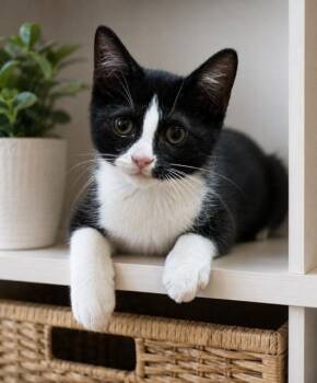 Pixel -  Domestic Short Hair Cat for Adoption in Newtown Square, Pennsylvania - Pixel | PetCurious