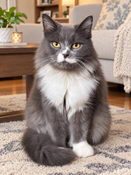 Loretta -  Norwegian Forest Cat and Domestic Long Hair Cat for Adoption in Brampton, Ontario - Loretta | PetCurious