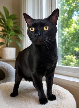 Blackberry -  Domestic Short Hair Cat for Adoption in Sebastian, Florida - Blackberry | PetCurious