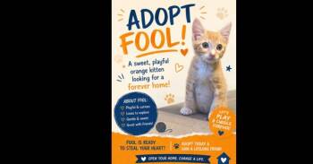 Fool -  Domestic Short Hair and Tabby Cat for Adoption in Ruskin, Florida - Fool | PetCurious