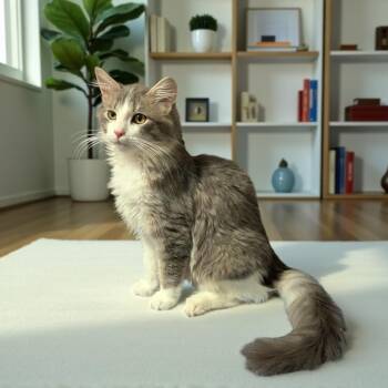 Rescue Domestic Long Hair Cats for Adoption in Fort Worth, Texas - Paul Newman | PetCurious