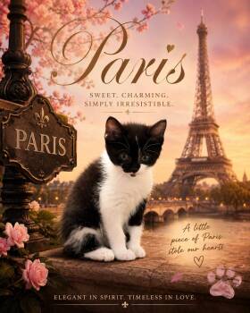 Paris -  Domestic Short Hair Cat for Adoption in Los Angeles, California - Paris | PetCurious