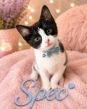 Spec -  Domestic Short Hair Cat for Adoption in Powdersville, South Carolina - Spec | PetCurious