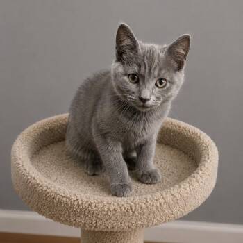 Savanah -  Russian Blue and Domestic Short Hair Cat for Adoption in Andover, Minnesota - Savanah | PetCurious