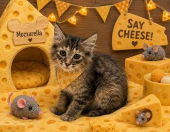 Mozarella -  Domestic Long Hair Cat for Adoption in Washington Court House, Ohio - Mozarella | PetCurious
