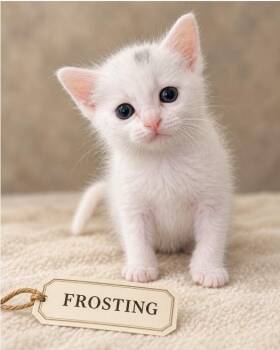 Frosting -  Domestic Short Hair Cat for Adoption in Miami, Florida - Frosting | PetCurious