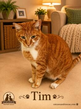 Tim -  Domestic Short Hair Cat for Adoption in Chicago, Illinois - Tim | PetCurious