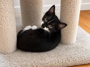 Kibble -  Tuxedo Cat for Adoption in West Hollywood, California - Kibble | PetCurious