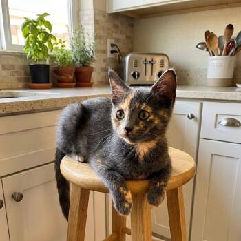 Saffie (dilute tortie) -  Dilute Tortoiseshell Cat for Adoption in Allen, Texas - Saffie (dilute Tortie) | PetCurious
