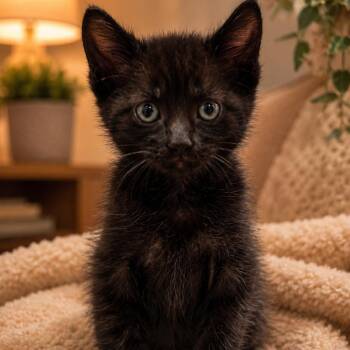Domestic Short Hair Cats Available for Adoption in Tustin, California - Onyx | PetCurious