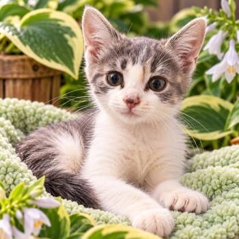 Hosta -  Domestic Short Hair Cat for Adoption in Quincy, Ohio - Hosta | PetCurious