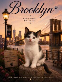 Brooklyn -  Domestic Short Hair Cat for Adoption in Los Angeles, California - Brooklyn | PetCurious