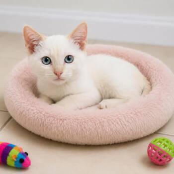Bumper -  Siamese and Domestic Medium Hair Cat for Adoption in Hillsboro, Texas - Bumper | PetCurious