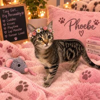 Phoebe 26-06-138 -  Domestic Short Hair Cat for Adoption in Bastrop, Texas - Phoebe 26-06-138 | PetCurious