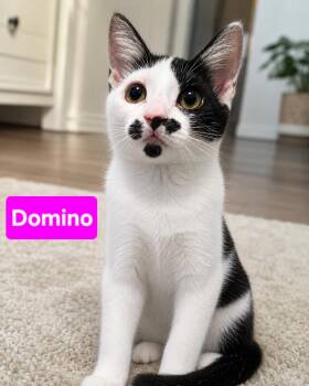 Domino -  Domestic Short Hair Cat for Adoption in Burnaby, British Columbia - Domino | PetCurious